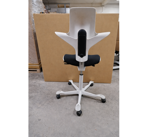 HÅG Outlet: HAG Capisco Extra Hoge Bureaustoel Wit/Zwart