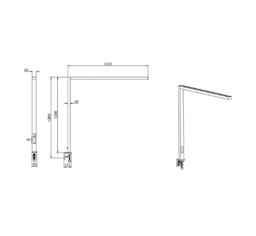 Bureaulamp INLUMA 3  Smart Anti-Glare