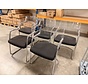 Outlet: 5 Vergaderstoelen van Sitland doorzichtige rugleuning