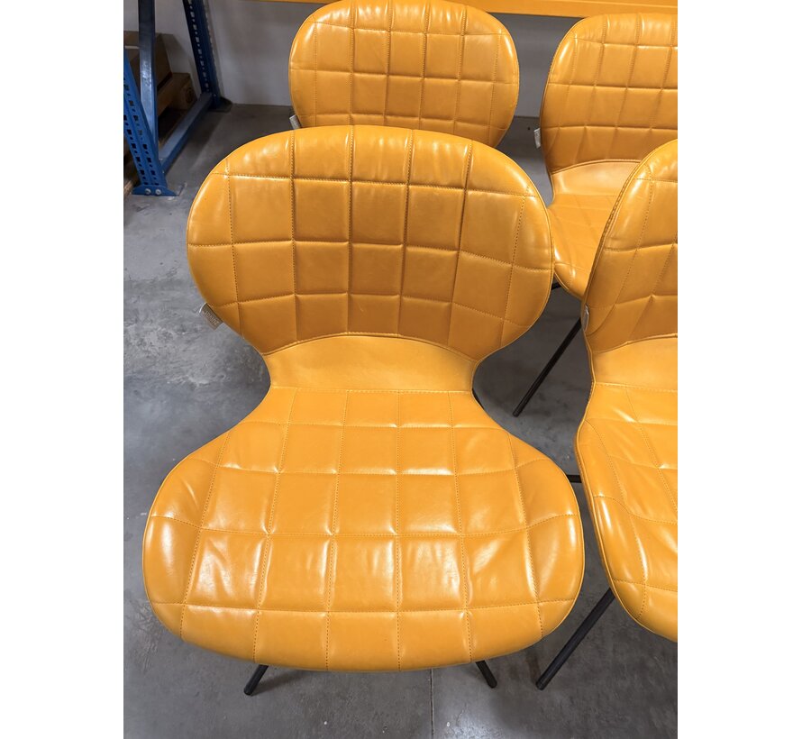 Outlet: Vergaderstoel Zuiver set van 4 stoelen geel