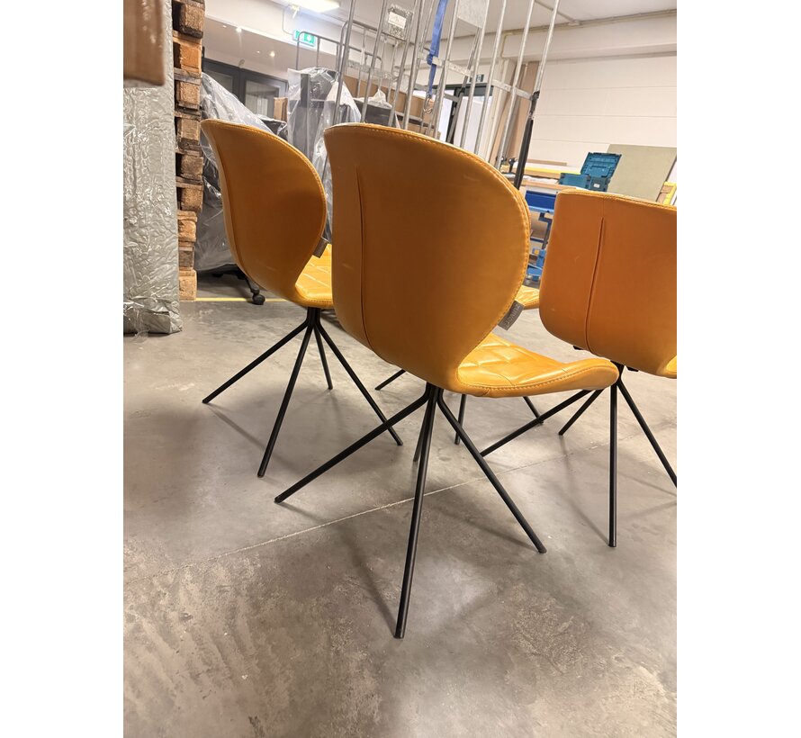Outlet: Vergaderstoel Zuiver set van 4 stoelen geel