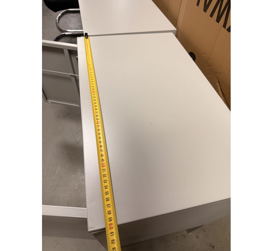 Outlet: Lage archiefkast grijs 2 stuks