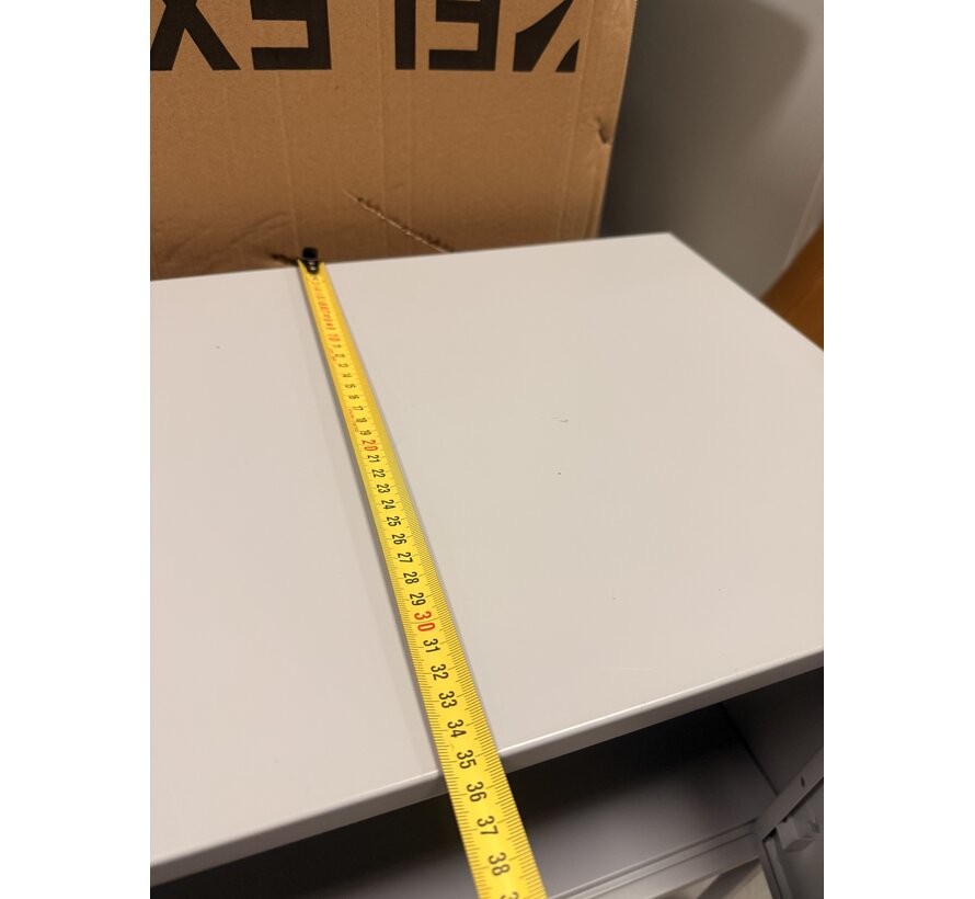 Outlet: Lage archiefkast grijs 2 stuks