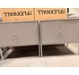 Outlet: Lage archiefkast grijs 2 stuks