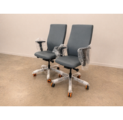 Interstuhl Outlet: Grijze LX114 bureaustoel 2 stuks