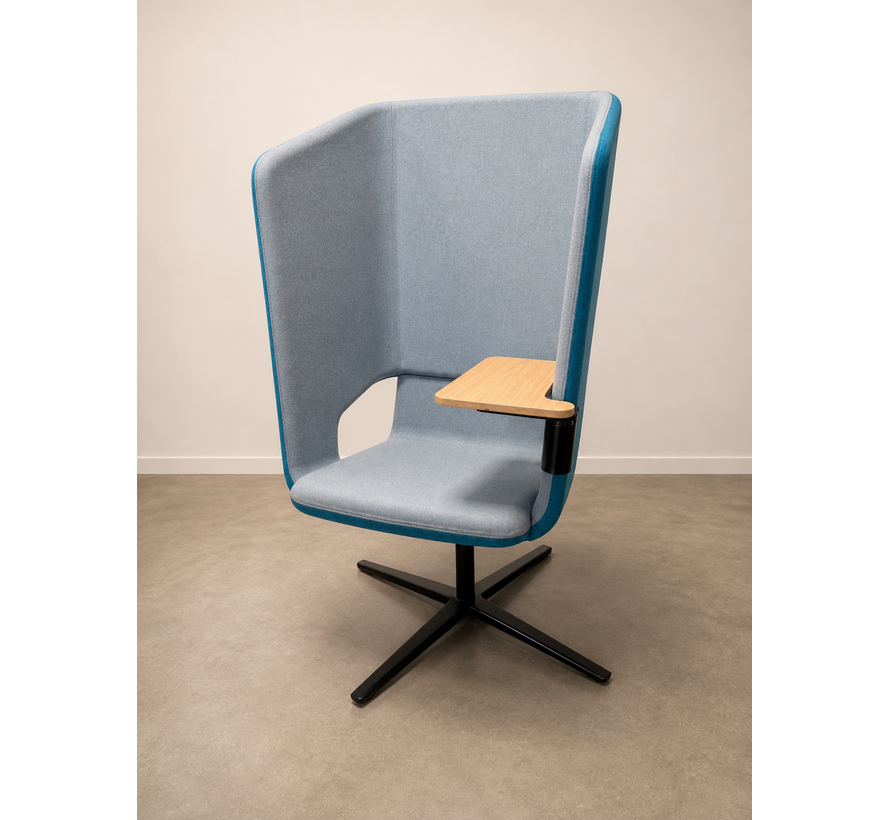 Outlet: Akoestische loungestoel met zijtafel – Twist&Sit