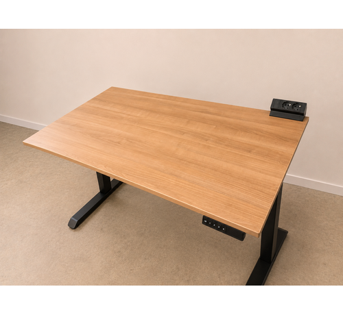 SZ Outlet: Rise+ Elektrisch Zit-Sta Bureau met losse Power Desk 140x80cm