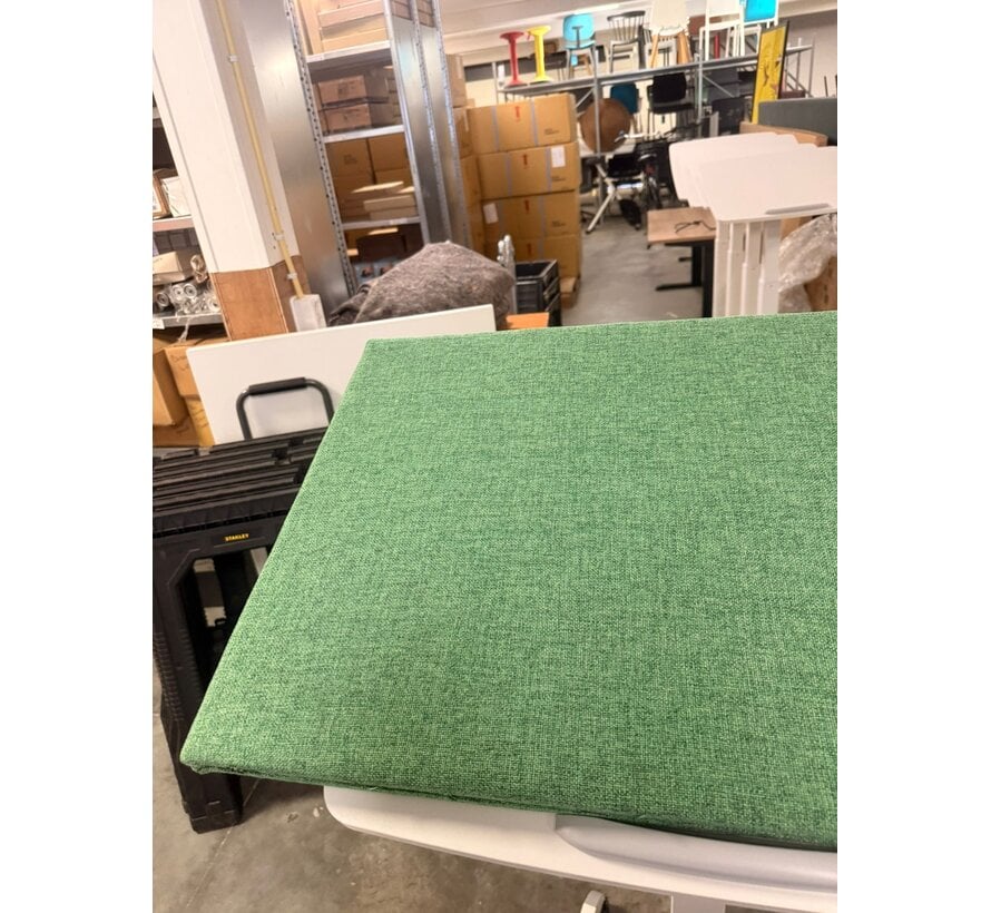 Outlet: Akoestisch bureaupaneel groen 160 x 50 cm