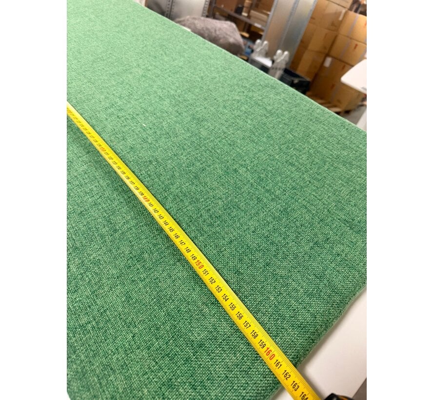 Outlet: Akoestisch bureaupaneel groen 160 x 50 cm