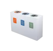 Ergofy Scheidingsbak 3x60L wit