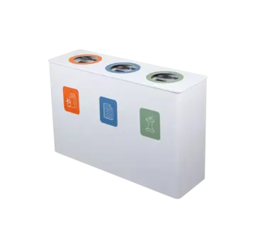 Ergofy Scheidingsbak 3x60L wit
