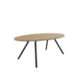 Bridge vergadertafel ellipsvorm 240 x 120 cm