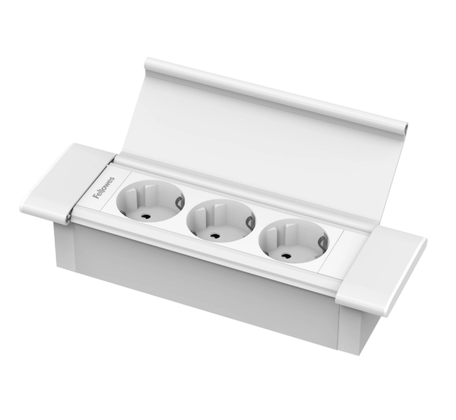 Bureaustekkerdoos Desk In Cover TRIO 3x stroom 30W