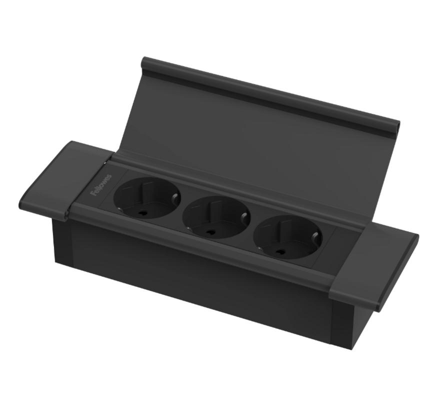 Inbouwstekkerdoos 3x stroom  30W Desk In Cover