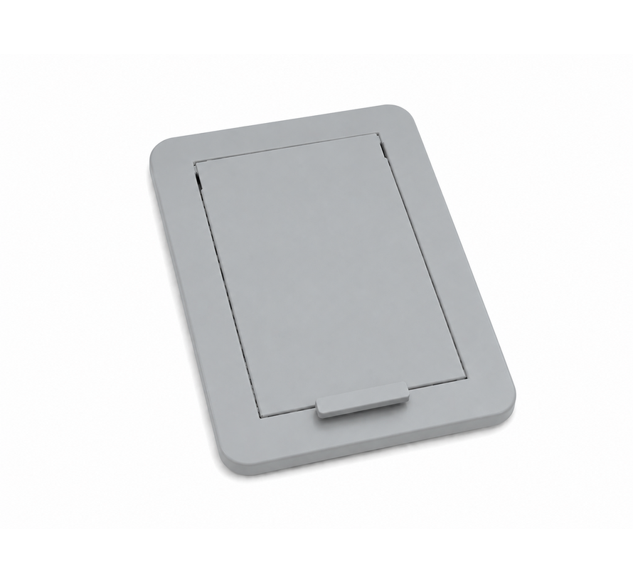 Witte Modulaire Afvalbak 70cm Hoog