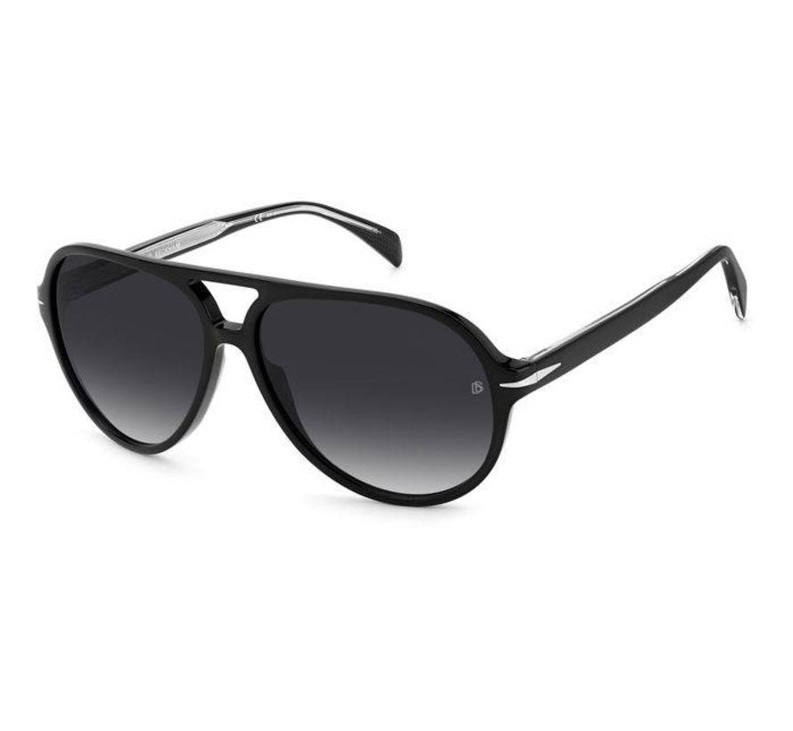kern kiezen Krimpen David Beckham DB 1091 heren zonnebril zwart | LuxSunglasses - LuxSunglasses