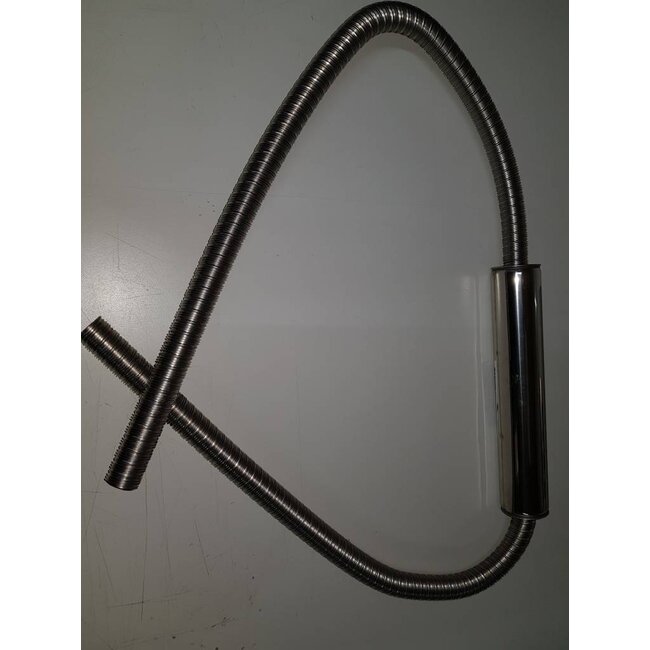 Webasto Uitlaatdemper 24mm RVS met een  lengte van 1.8m