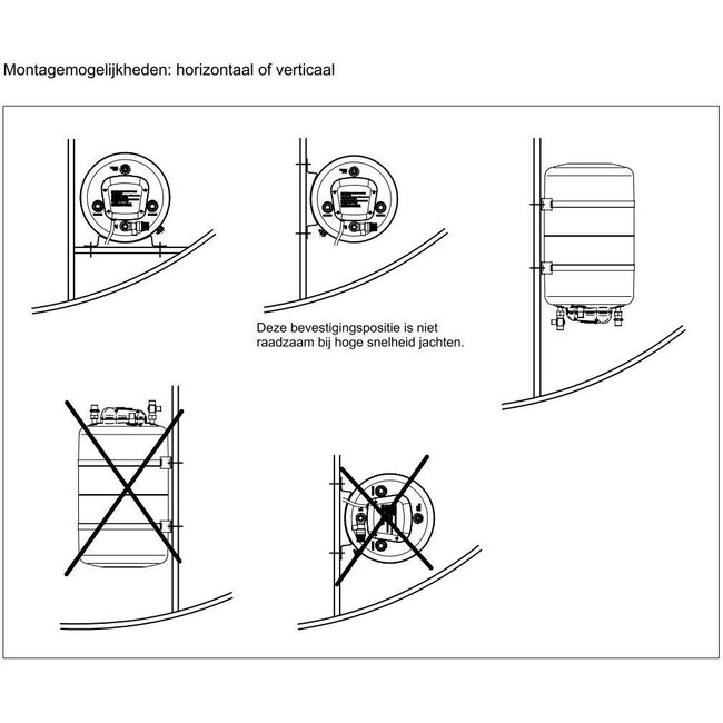Isotherm / Isotemp Boiler 30L Spa 750W/230V met een 6 bar veiligheidsventiel, 390X535