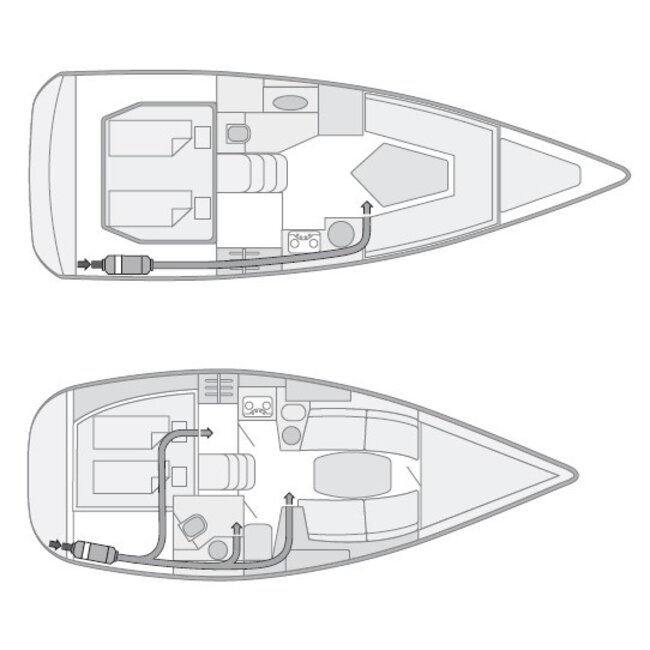 Webasto Air Top 2000 STC Marine 12 V Diesel met MultiControl – compacte luchtverwarmer voor schepen
