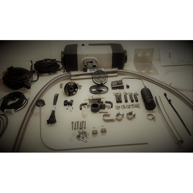 Webasto Air Top EVO 40, diesel, 24Volt Scheepsset met standaard bediening