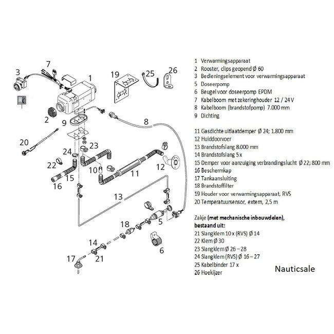 Webasto Air Top Evo 40 Marine 12 V Diesel with MultiControl