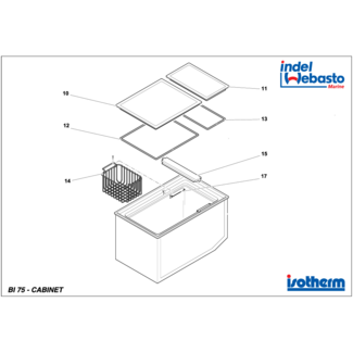 Isotherm / Isotemp Rubber gasket for big lid BI53/73