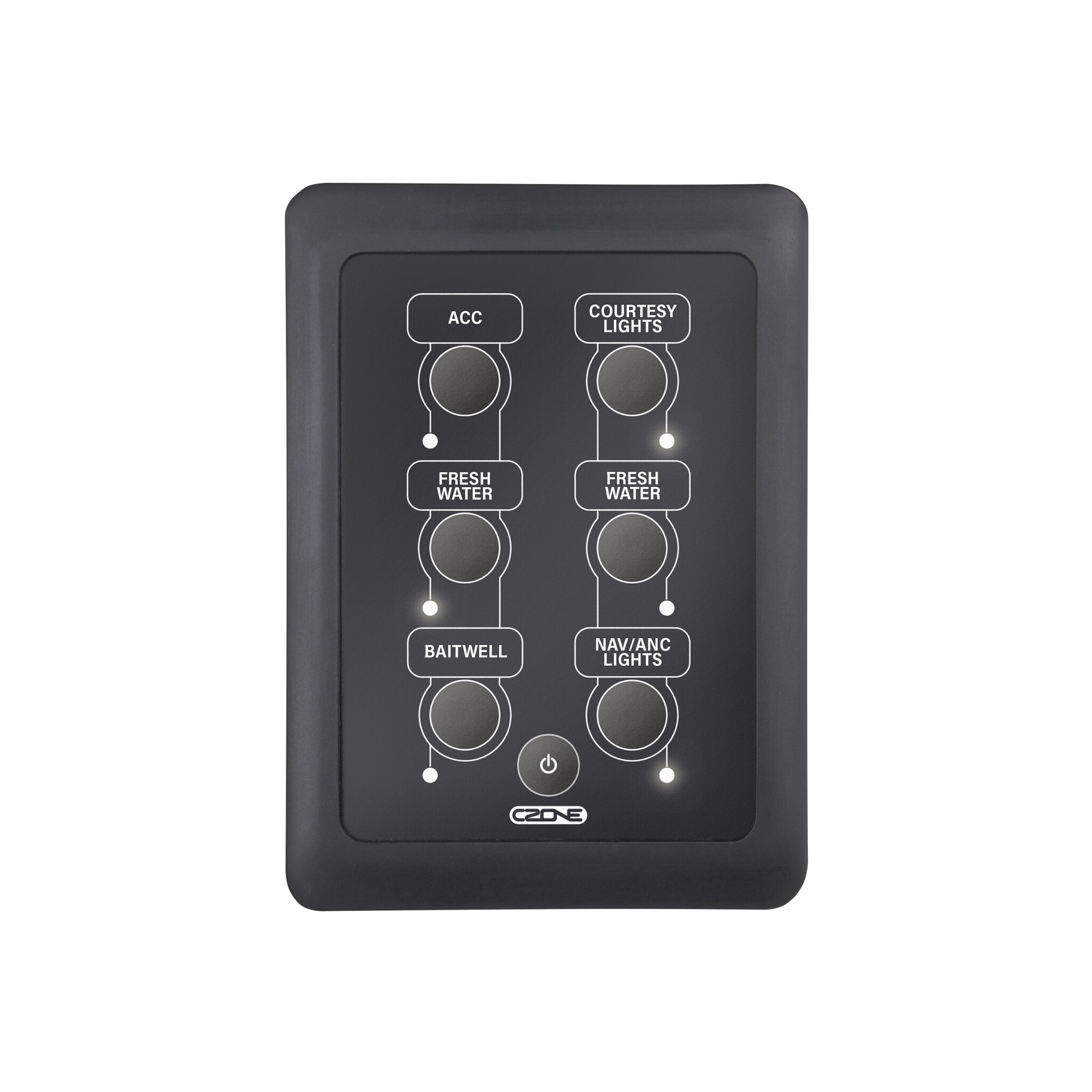 CZone® Waterdichte Keypads - Verbeter Controle en Gemak