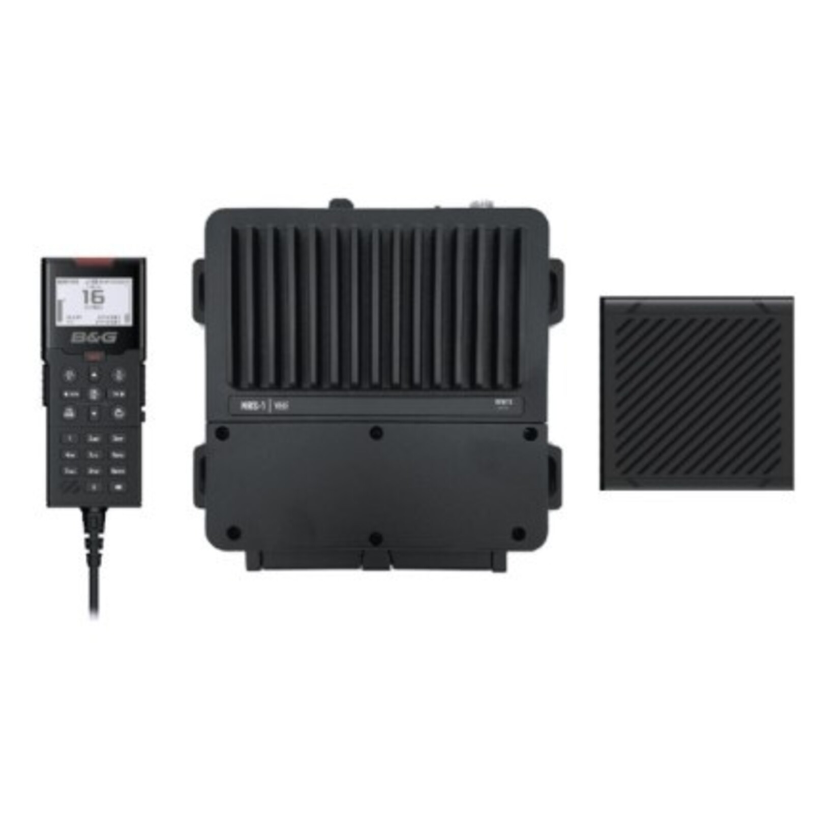 B&G  B&G V100 Blackbox VHF marine radio with NRS-1 module, H100 handset and SP100 speaker