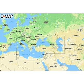 C-MAP REVEAL - East Mediterranean & Caspian Seas