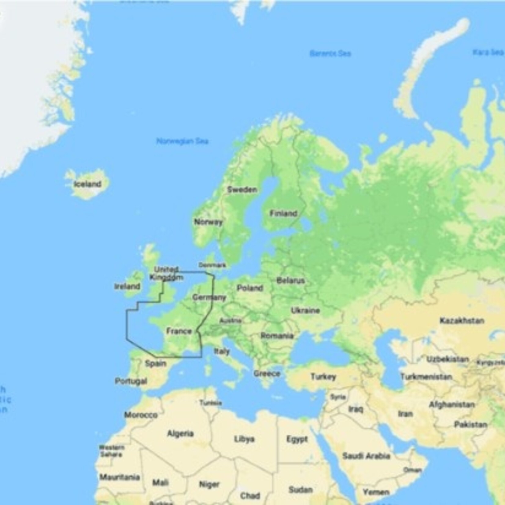 C-MAP REVEAL - North-West European Coasts