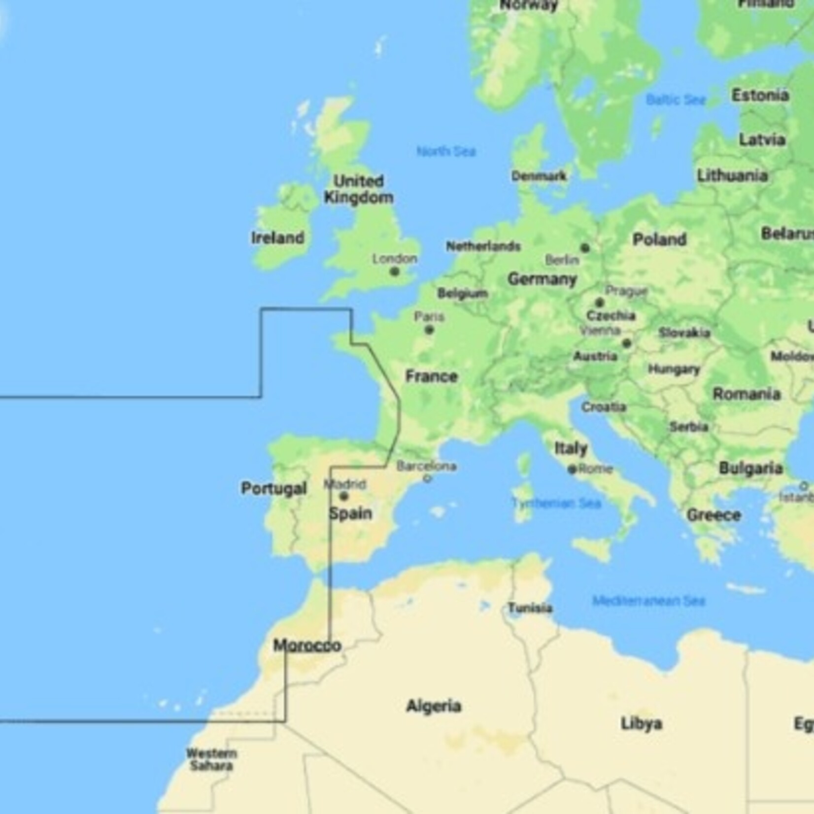 C-MAP REVEAL - West European Coasts