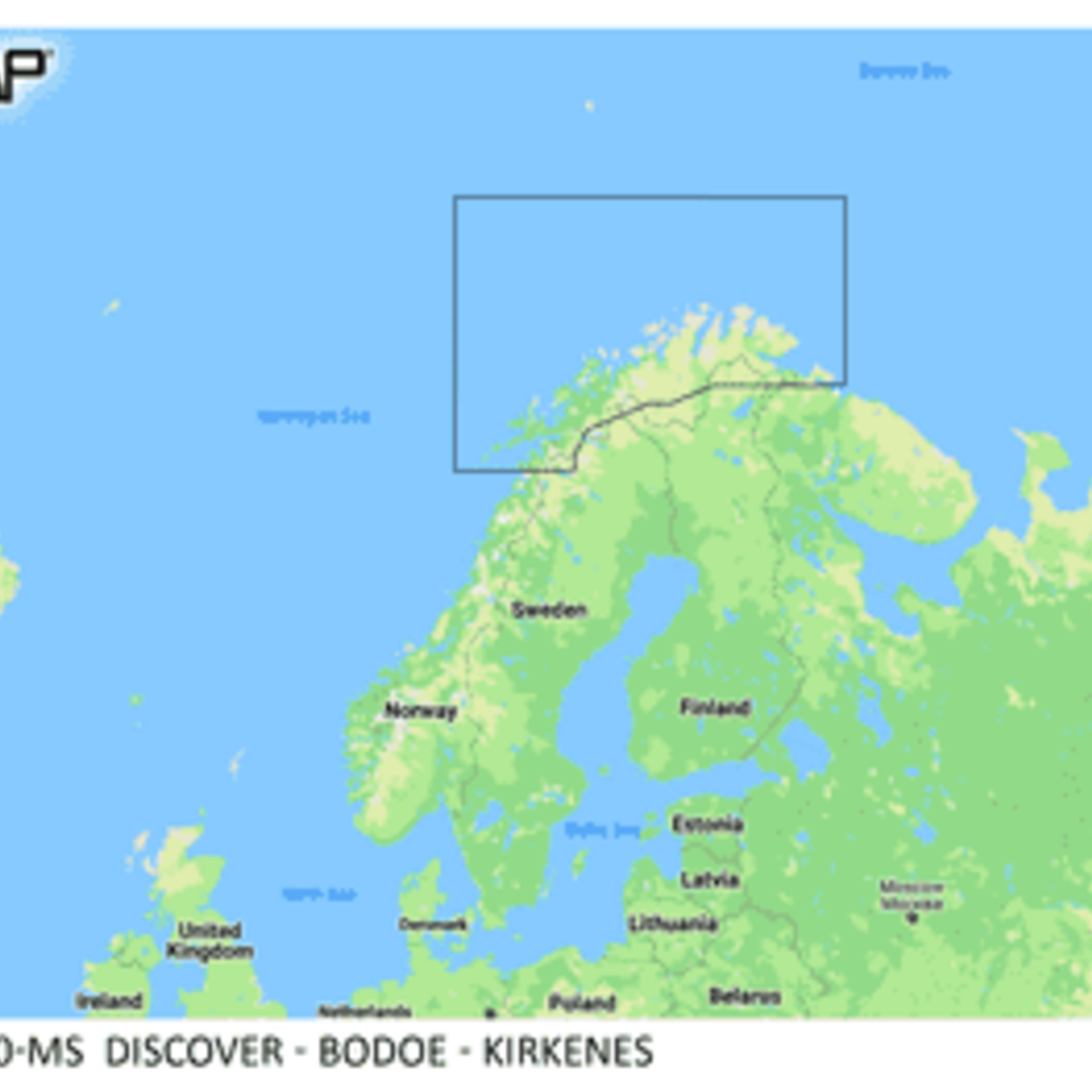 C-MAP DISCOVER - Bodø - Kirkenes