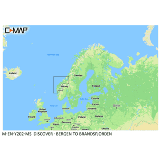 C-MAP DISCOVER - Bergen to Brandsfjorden