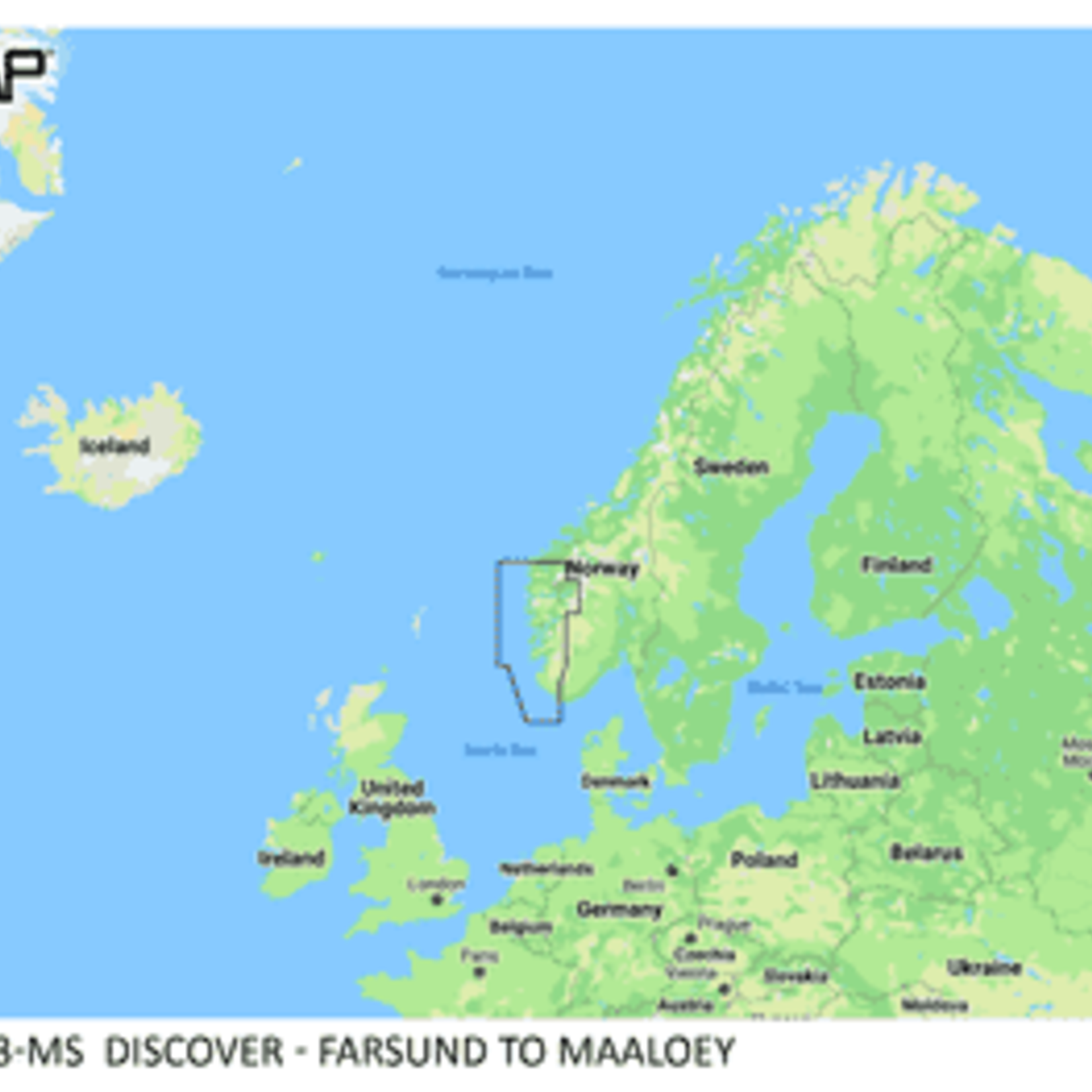 C-MAP DISCOVER - Farsund to Måløy