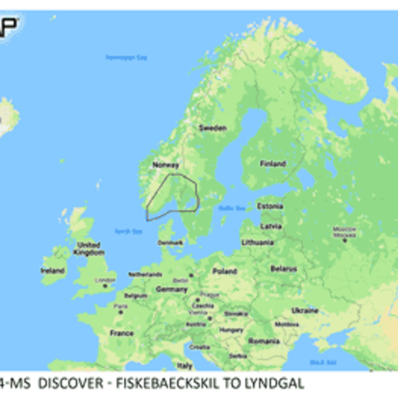 C-MAP DISCOVER - Fiskebäckskil to Lyndgal