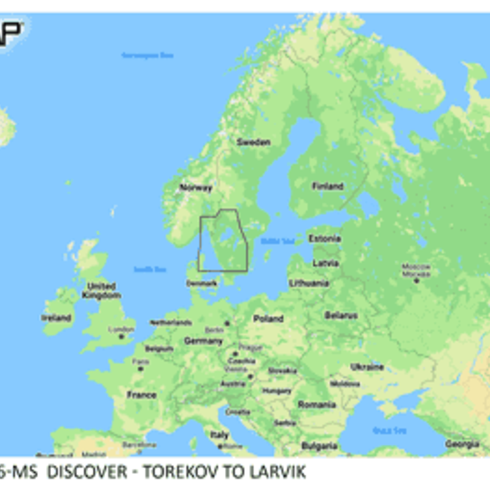 C-MAP DISCOVER - Torekov to Larvik