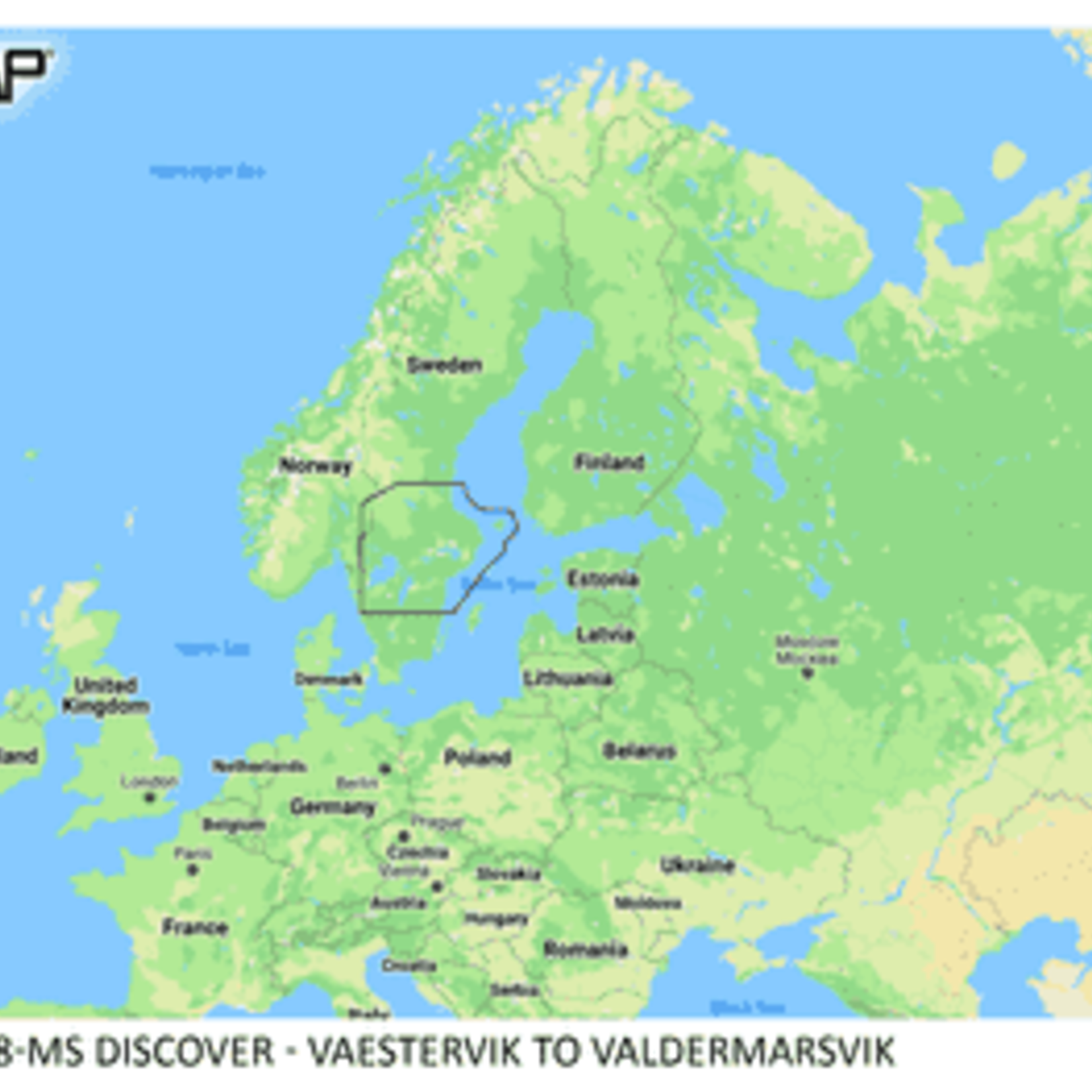 C-MAP DISCOVER - Västervik to Valdermarsvik