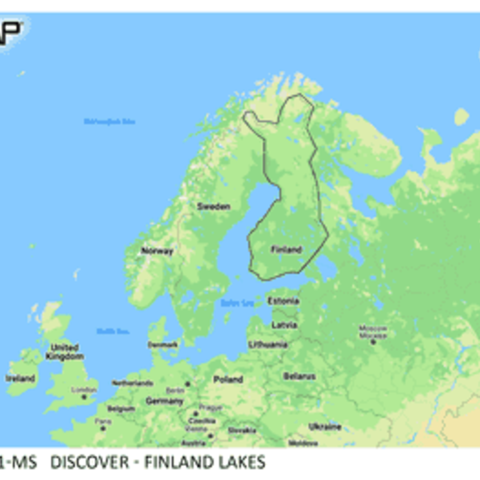 C-MAP DISCOVER - Finland Lakes