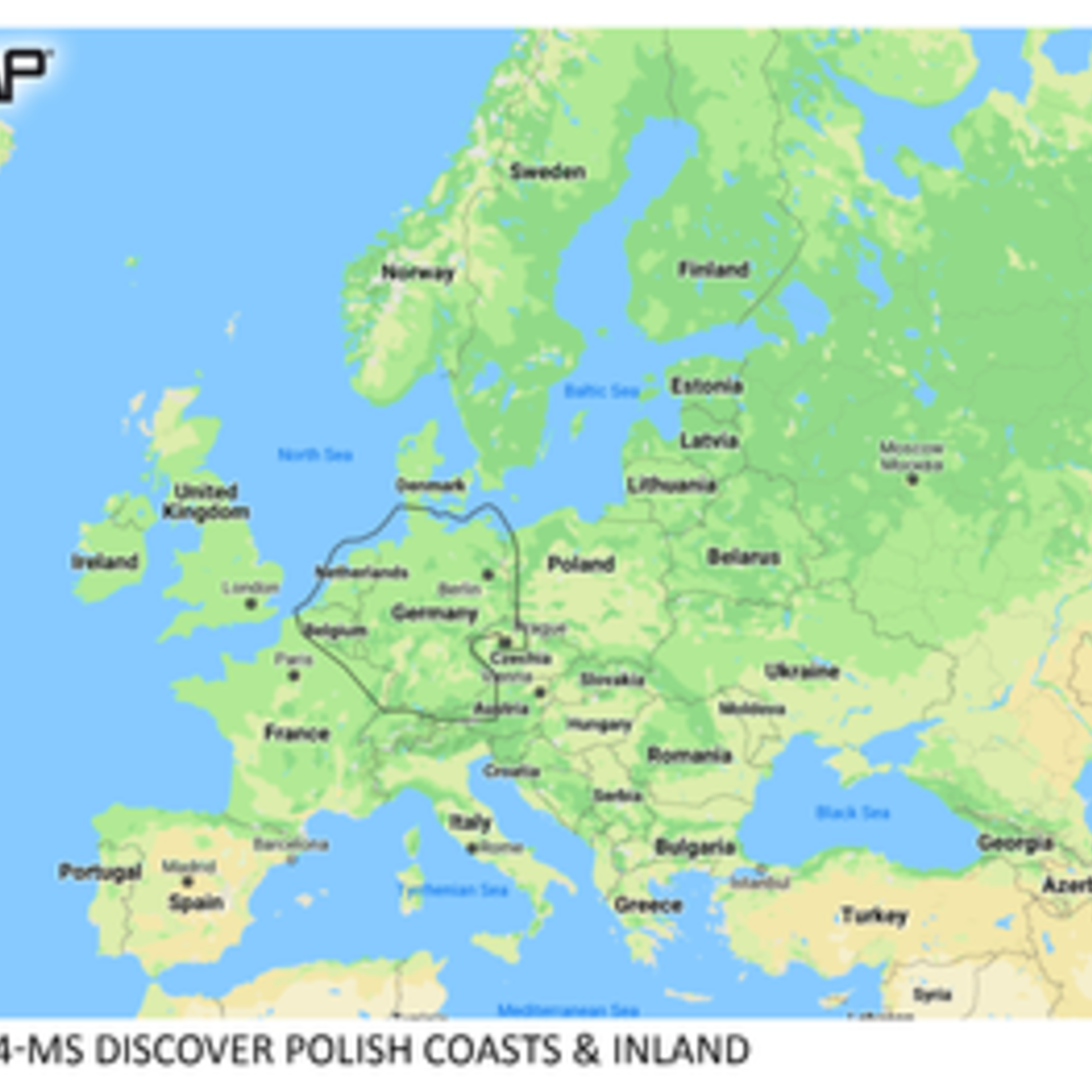 C-MAP DISCOVER - Polish Coast & Inland