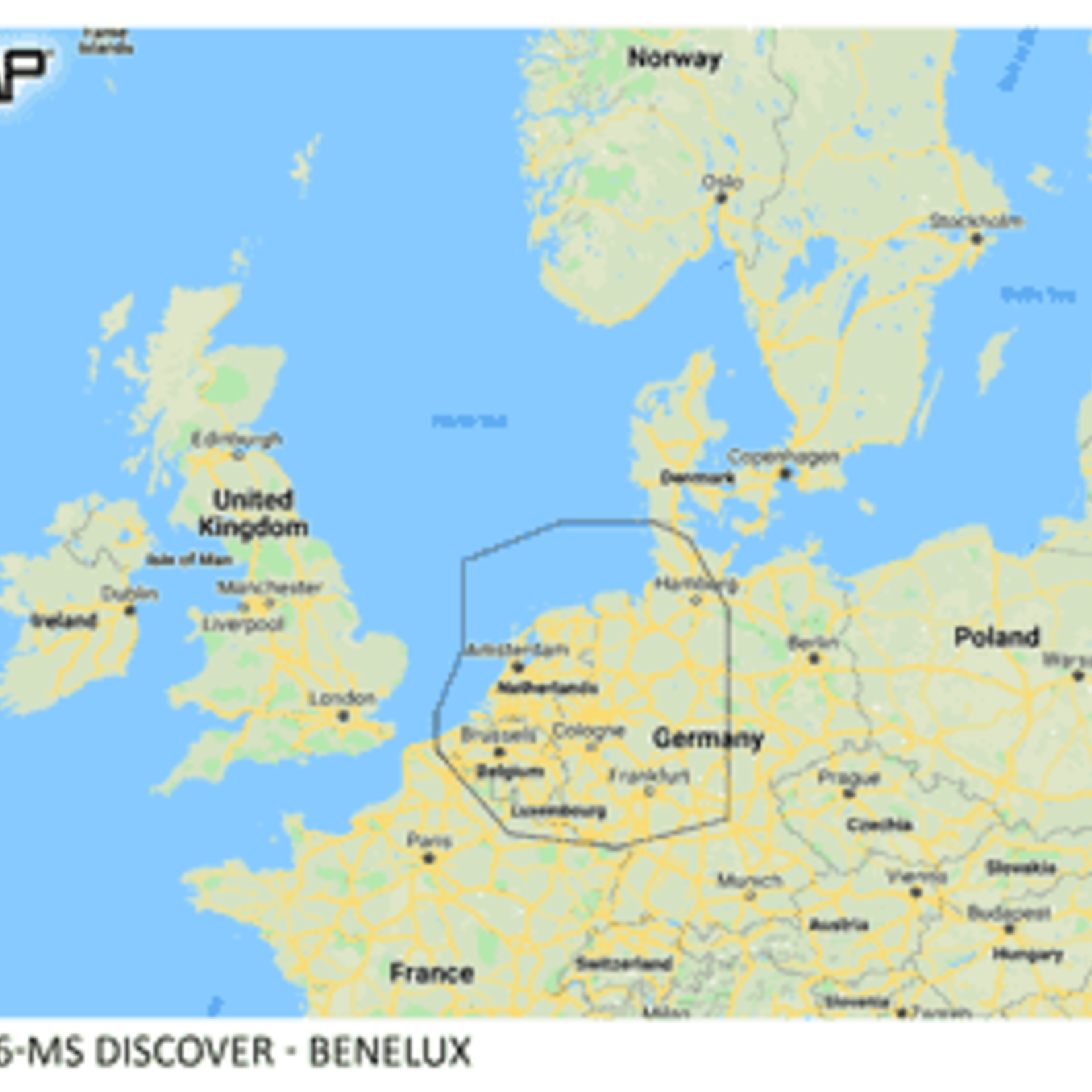 C-MAP DISCOVER - Benelux Inland & Coastal