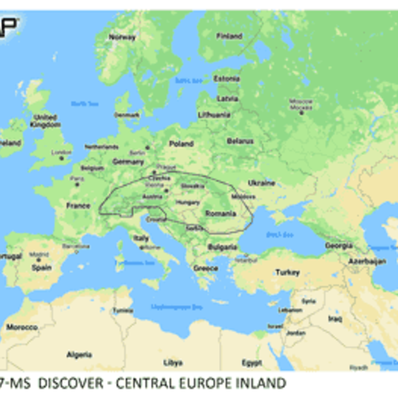 C-MAP DISCOVER - Central Europe Inland