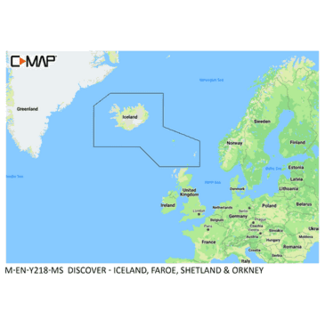 C-MAP DISCOVER - Iceland, Faroe, Shetland & Orkney Islands