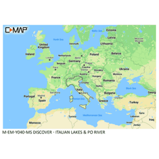 C-MAP DISCOVER - Italian Lakes & Po River