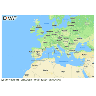 C-MAP DISCOVER - West Mediterranean