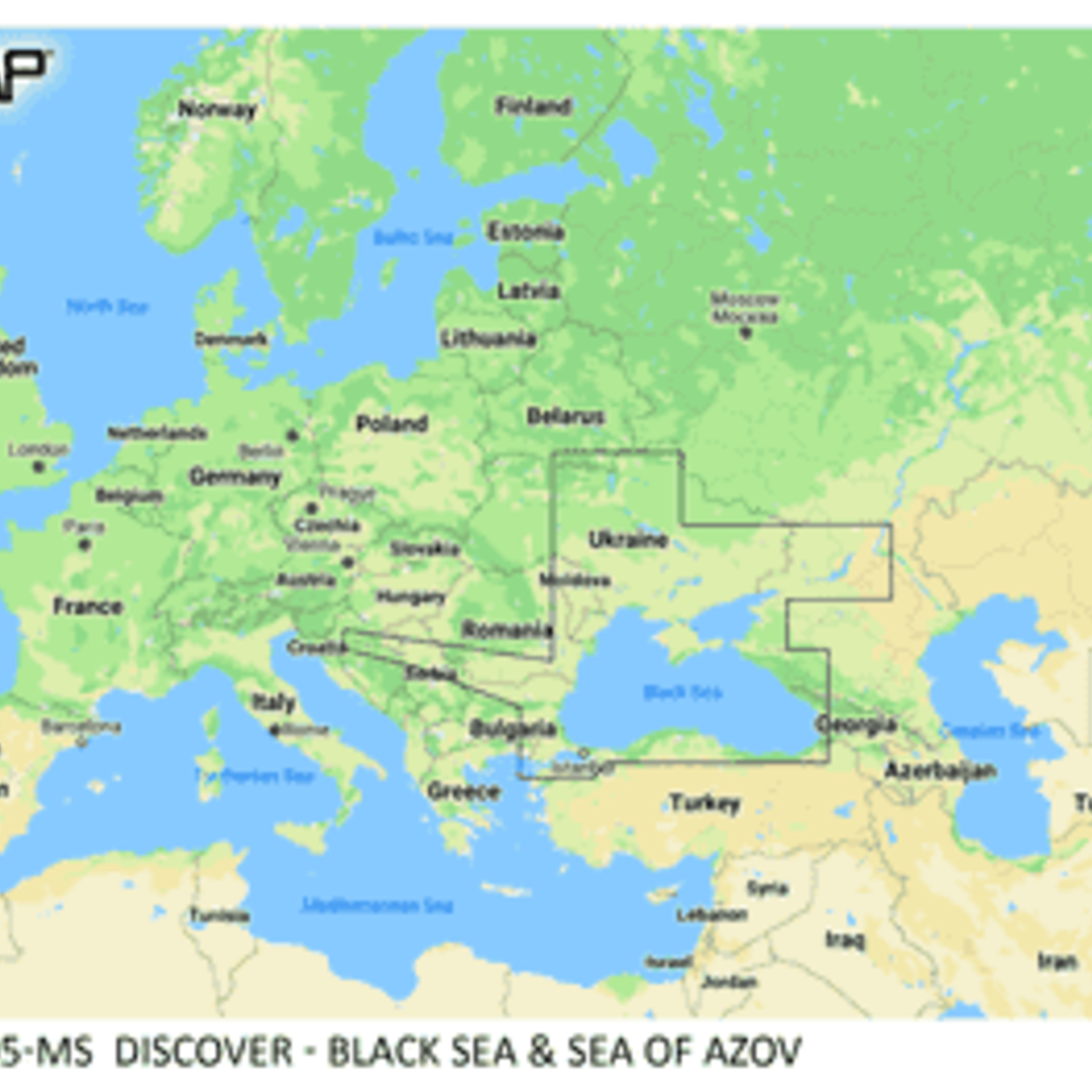 C-MAP DISCOVER - Black Sea & Sea of Azov