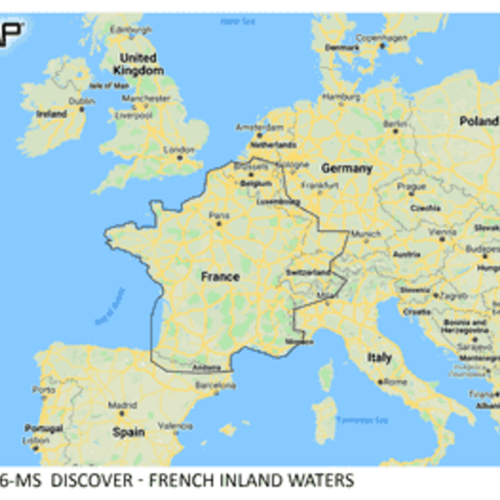 C-MAP DISCOVER - French Inland Waters