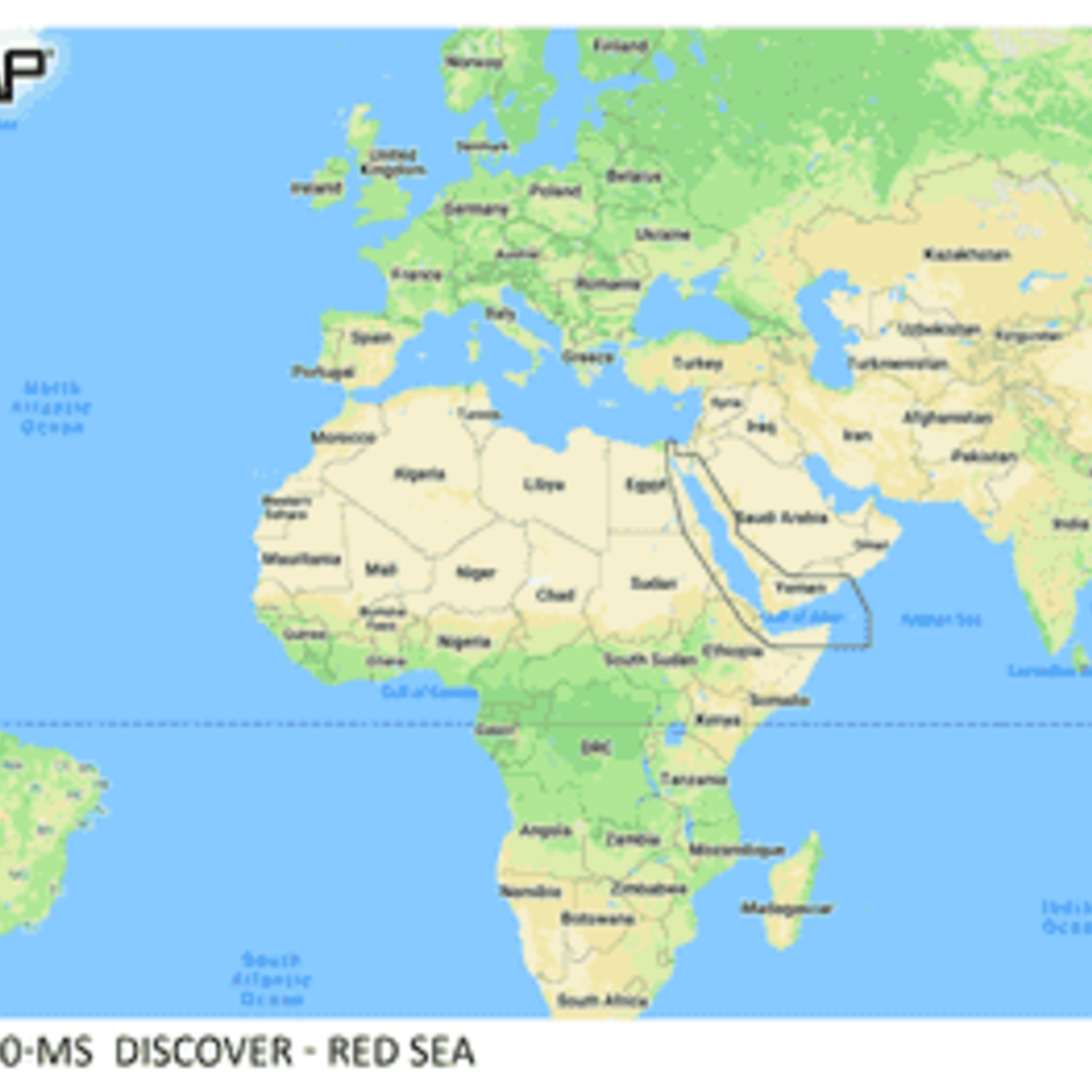 C-MAP DISCOVER - Red Sea