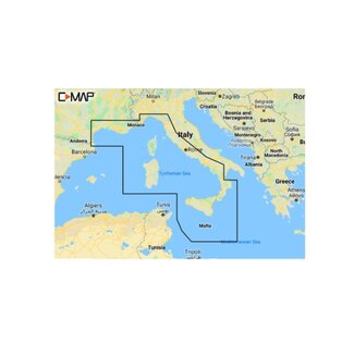C-MAP DISCOVER - Central Mediterranean