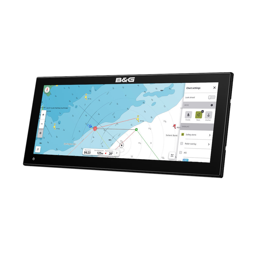ZEUS S Ultrawide sailing chartplotters with ultrawide SolarMAX IPS touchscreen