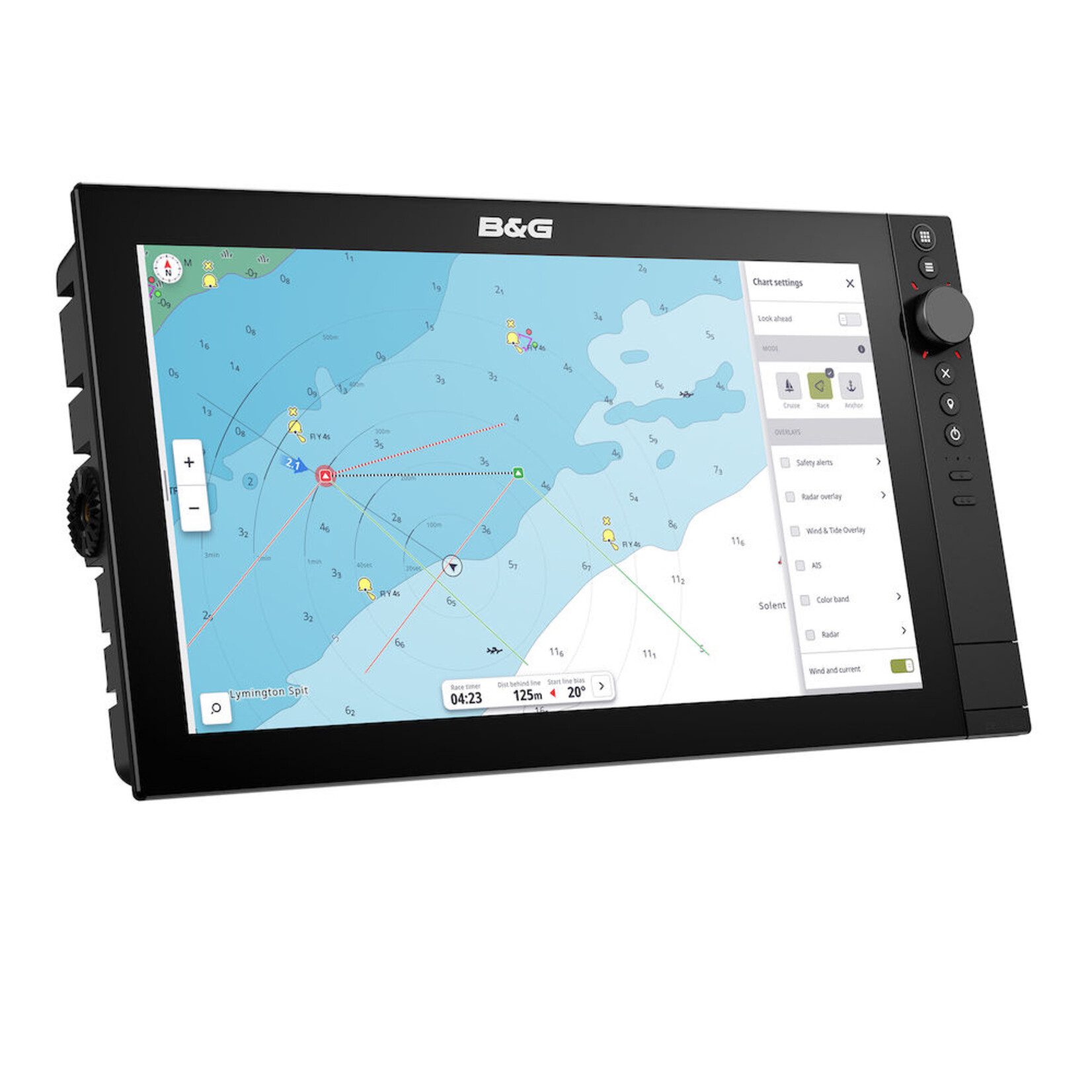 B&G Zeus SR-16 Chartplotter met 16” SolarMAX™ HD display en World Basemap
